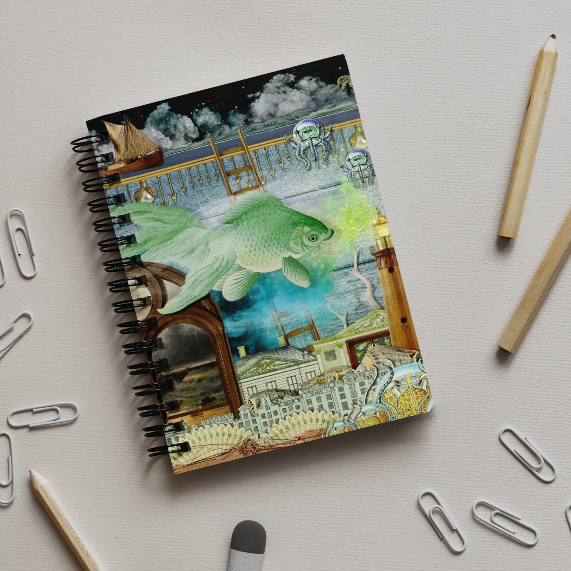 Down Where It’s Wetter Part 1 Notebook - Notebooks & Notepads - Aesthetic Art