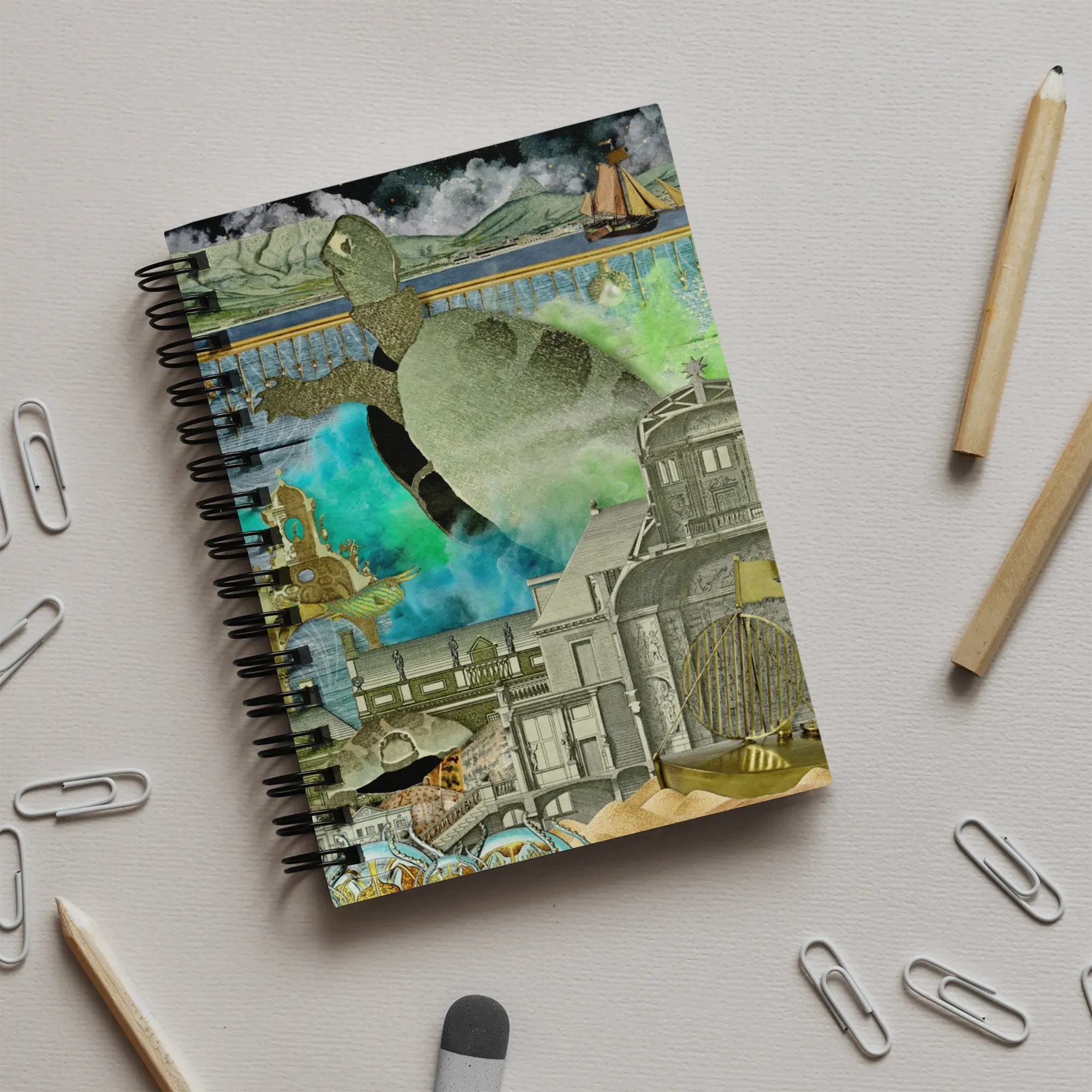 Down Where It’s Wetter Part 3 Notebook - Aesthetic Art