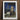 White-framed Art Print Surreal Painting Nude Man White Gay Vampire