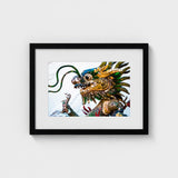Drag Racer - Vietnamese Dragon Mosaic Art Print / Canvas, Behold Prints