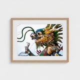 Drag Racer - Vietnamese Dragon Mosaic Art Print / Canvas, Behold Prints