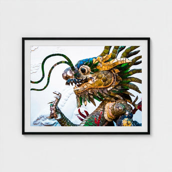 Drag Racer - Vietnamese Dragon Mosaic Art Print / Canvas, Behold Prints