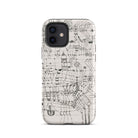 Drawing Knotted in the Manner of a Net Paul Klee Iphone Case, 12 / Matte, Phone Case Abstract Line Art