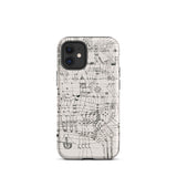 Drawing Knotted in the Manner of a Net - Paul Klee Iphone Case, 12 Mini / Matte, Abstract Line Art Phone Case