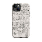 Drawing Knotted in the Manner of a Net Paul Klee Iphone Case, 15 Plus / Matte, Phone Case Abstract Line Art