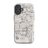 Drawing Knotted in the Manner of a Net - Paul Klee Iphone Case, 16 Plus / Matte, Phone Case Abstract Line Art