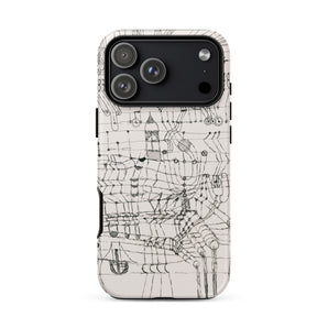 Drawing Knotted in the Manner of a Net - Paul Klee Iphone Case, 17 Pro Max / Matte, Mobile Phone Cases, Toby Leon