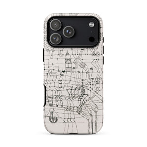 Drawing Knotted in the Manner of a Net - Paul Klee Phone Case, Paul Klee Iphone, Klee Iphone Case, Refusal, Klee’s Hand Negotiates
