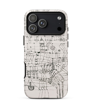 Iphone 17 Pro Max / Matte Drawing Knotted in the Manner of a Net - Paul Klee Phone Case, Refusal, Klee’s Hand Negotiates