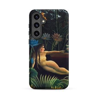 The Dream - Henri Rousseau Phone Case Samsung Galaxy S24 Plus / Matte Phone Case Detailed Illustration Nude Woman Long Dark Inside Henri