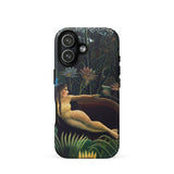 The Dream - Henri Rousseau Phone Case Iphone 17 / Matte Phone Case Detailed Illustration Nude Woman Lush Dark Inside Henri Rousseau’s,