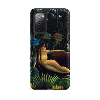 The Dream - Henri Rousseau Phone Case Samsung Galaxy S20 Fe / Matte Phone Case Vibrant Detailed Illustration Nude Woman Among Inside Henri