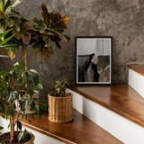 Dripping - Surreal Latino Gay Couple Art Print, Framed Abstract Art