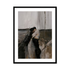 Dripping Surreal Latino Gay Couple Art Print, Framed Abstract Painting Couple