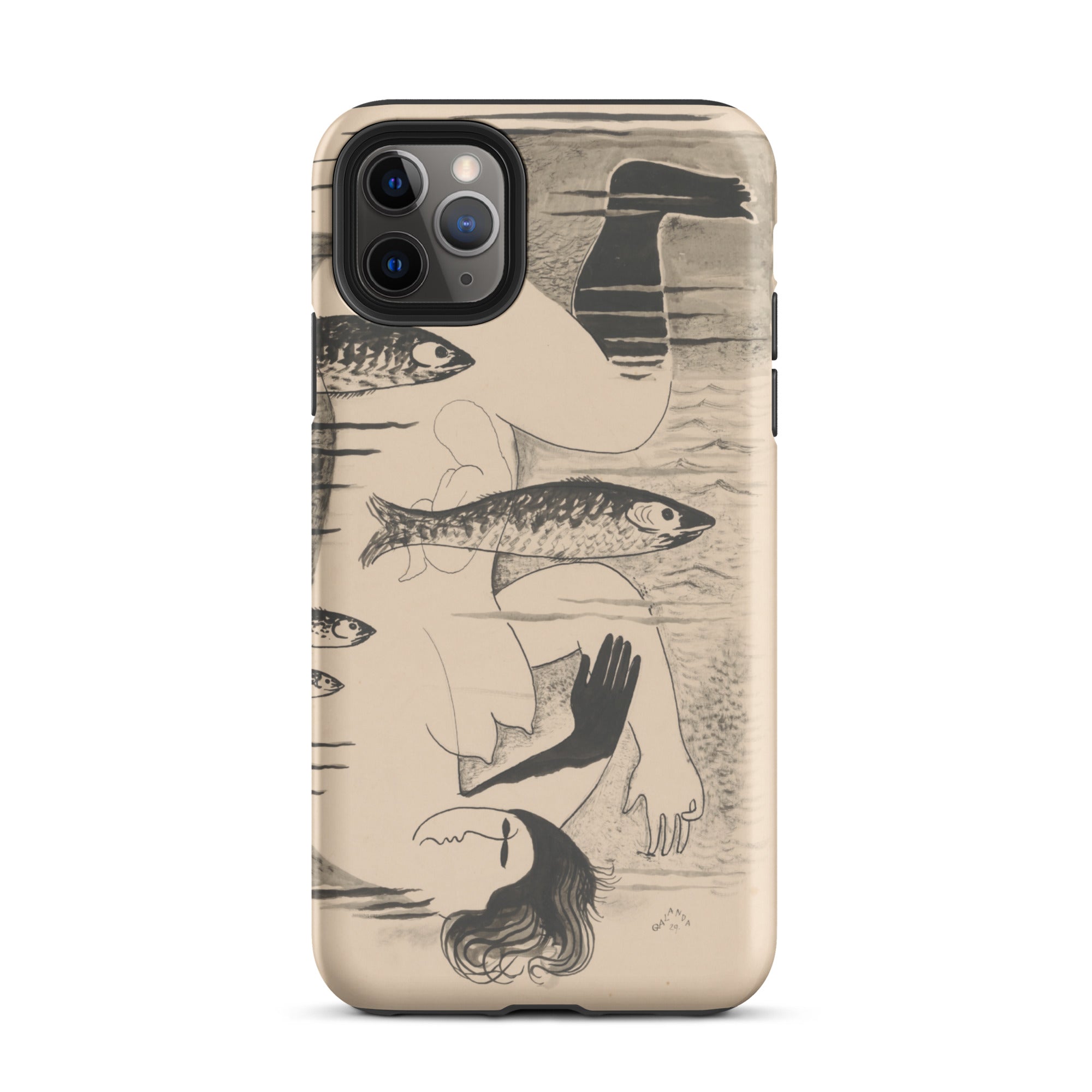 Drowned Mikulas Galanda Iphone Case, 11 Pro Max / Matte, Artistic Phone Case