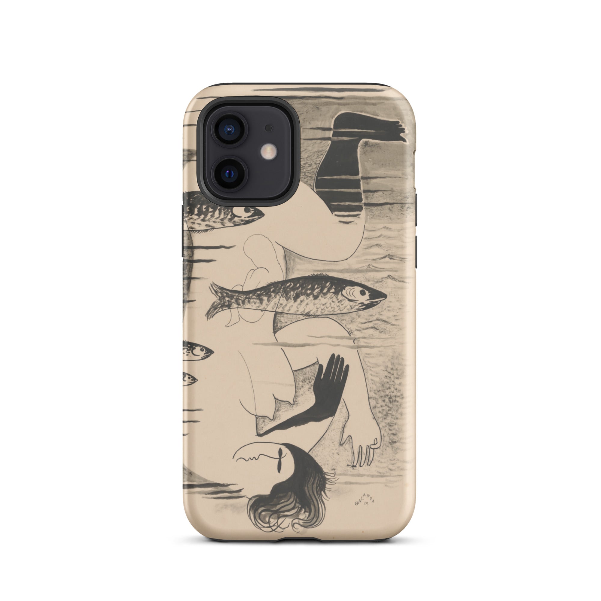 Drowned Mikulas Galanda Iphone Case, 12 / Matte, Artistic Phone Case