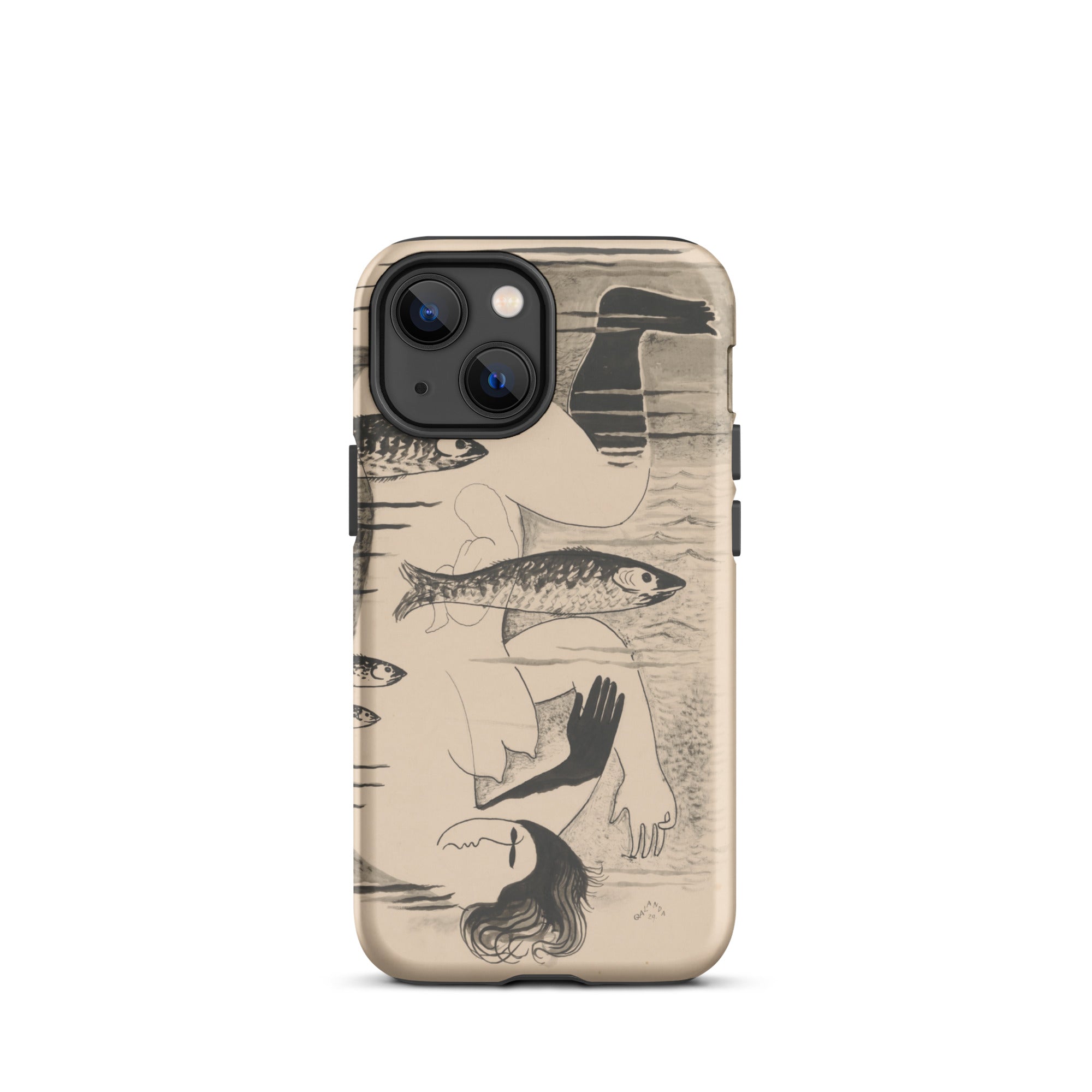 Drowned Mikulas Galanda Iphone Case, 13 Mini / Matte, Iphone Case Abstract Art