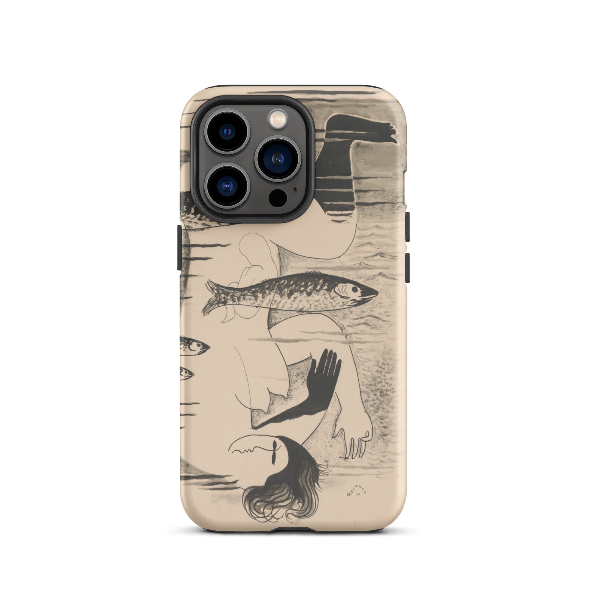 Drowned Mikulas Galanda Iphone Case, 13 Pro / Matte, Phone Case Surrealist Art