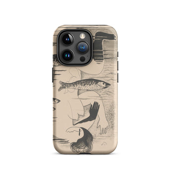 Drowned - Mikulas Galanda Iphone Case, 15 Pro / Matte, Phone Case Picasso-style Art