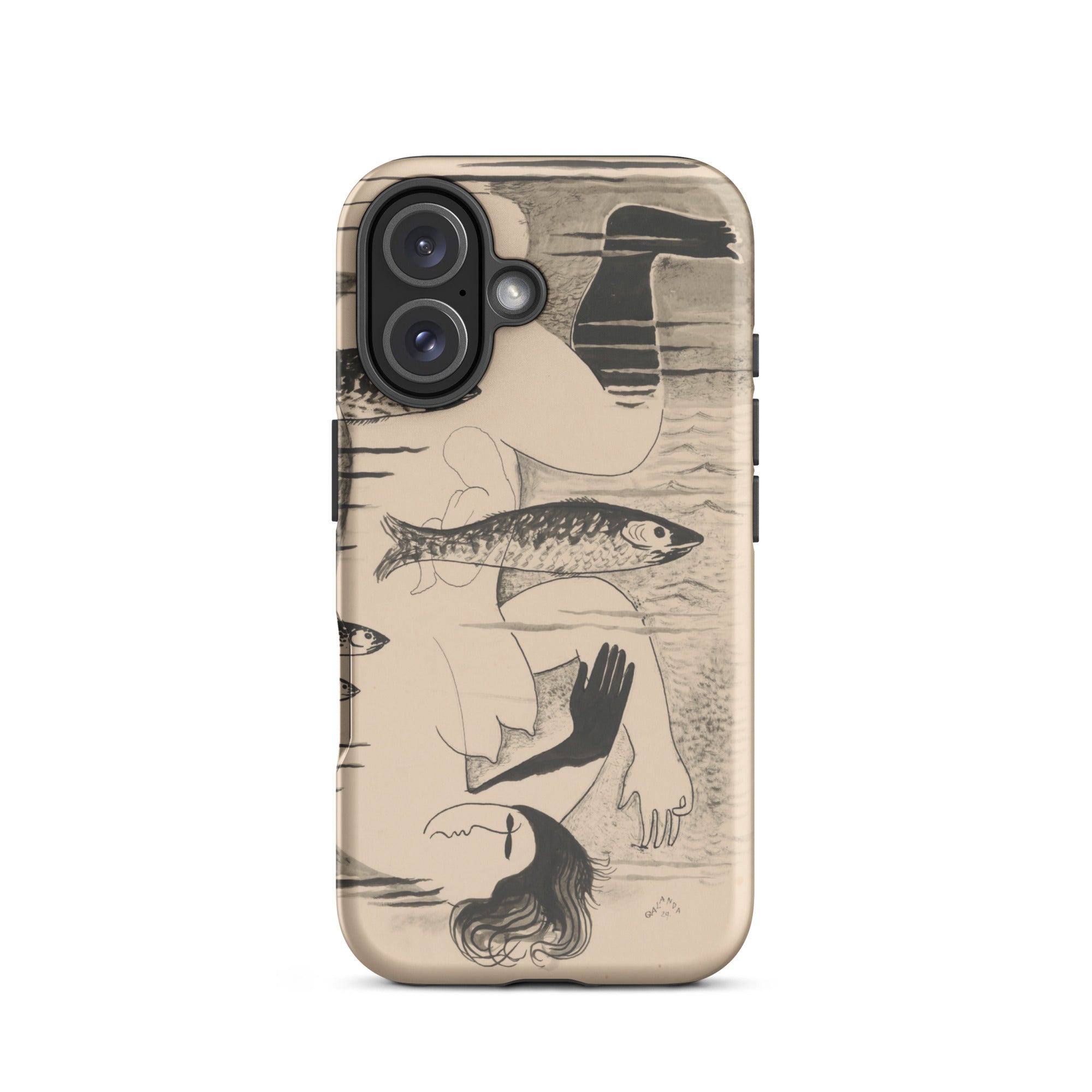 Drowned Mikulas Galanda Iphone Case, 16 / Matte, Phone Case Abstract Art
