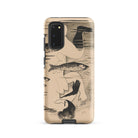 Drowned Mikulas Galanda Samsung Case, Galaxy S20 / Matte, Phone Case Artistic Design Figures Water Fish