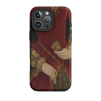 Duchess of Norfolk - Hans Eworth Phone Case Iphone 16 Pro Max / Matte Artistic Phone Case Hans Eworth, Tudor Portrait, Velvet Threat