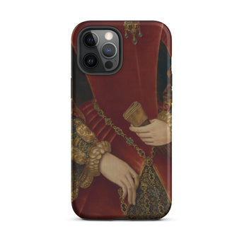 Duchess of Norfolk - Hans Eworth Phone Case Iphone 12 Pro Max / Matte Artistic Phone Case Hans Eworth, Tudor Portrait, Velvet Threat