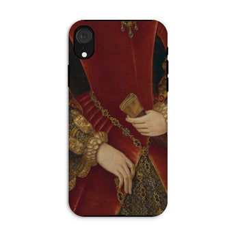 Duchess of Norfolk - Hans Eworth Phone Case Iphone Xr / Matte Phone Case Renaissance Portrait Hans Eworth, Tudor Portrait, Velvet Threat