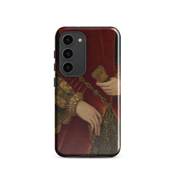 Duchess of Norfolk - Hans Eworth Samsung Case, Galaxy S23 / Gloss, Smartphone Case Classical Painting Person Rich Historical Attire