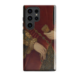 Duchess of Norfolk - Hans Eworth Samsung Case, Galaxy S23 Ultra / Gloss, Smartphone Case Historical Painting Figure Red Garment Gold