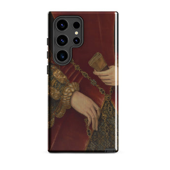 Duchess of Norfolk - Hans Eworth Samsung Case, Galaxy S24 Ultra / Gloss, Smartphone Case Historical Painting Design
