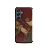 Duchess of Norfolk - Hans Eworth Samsung Case, Galaxy S25 / Gloss, Smartphone Case Historical Painting Person Red Garment Elaborate