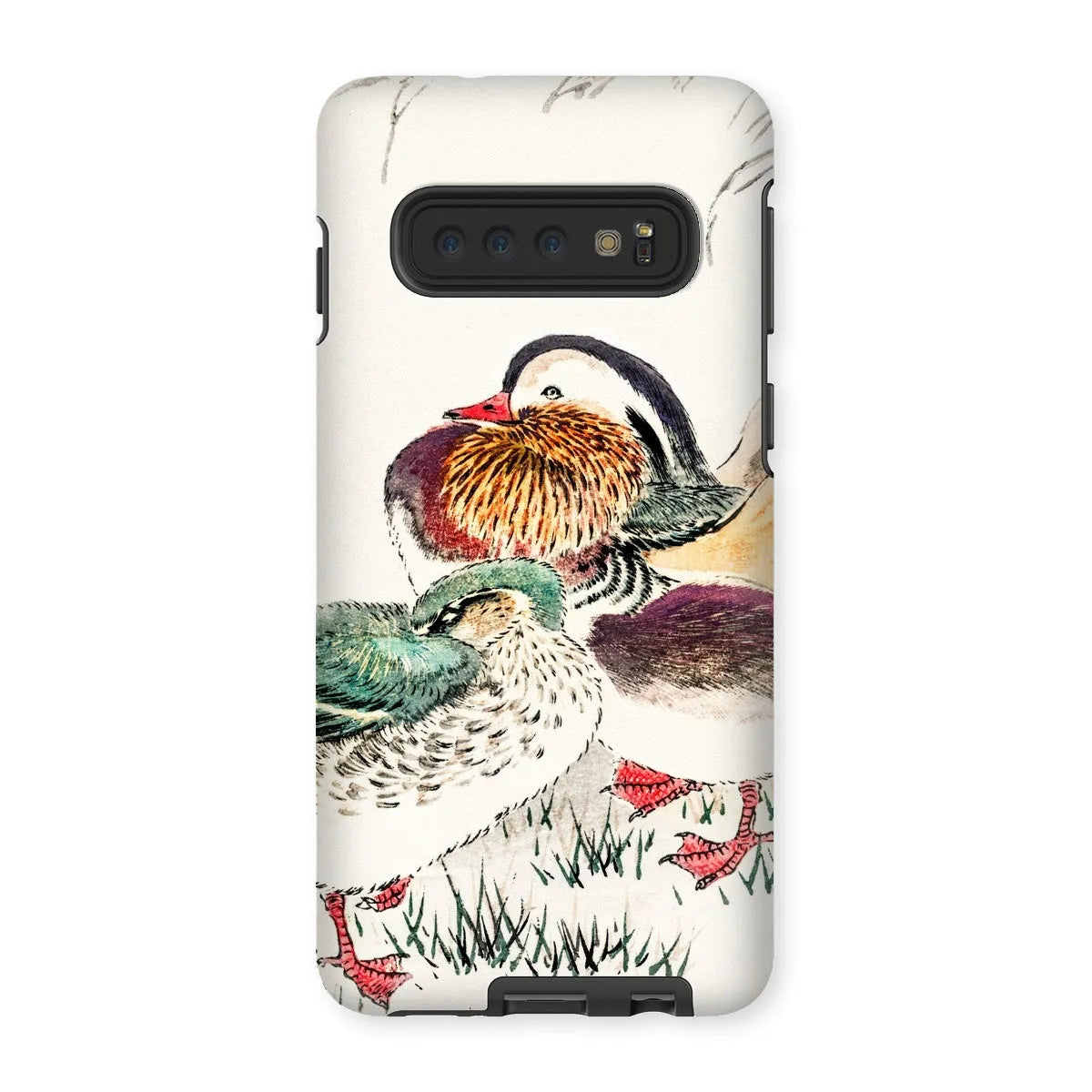 Duck And Barley - Meiji Art Phone Case - Numata Kashu - Samsung Galaxy S10 / Matte - Mobile Phone Cases - Aesthetic Art