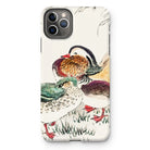 Duck & Barley - Numata Kashu Meiji Iphone Case, 11 Pro Max / Matte, Iphone Case Colorful Illustration Ducks Traditional Asian Art