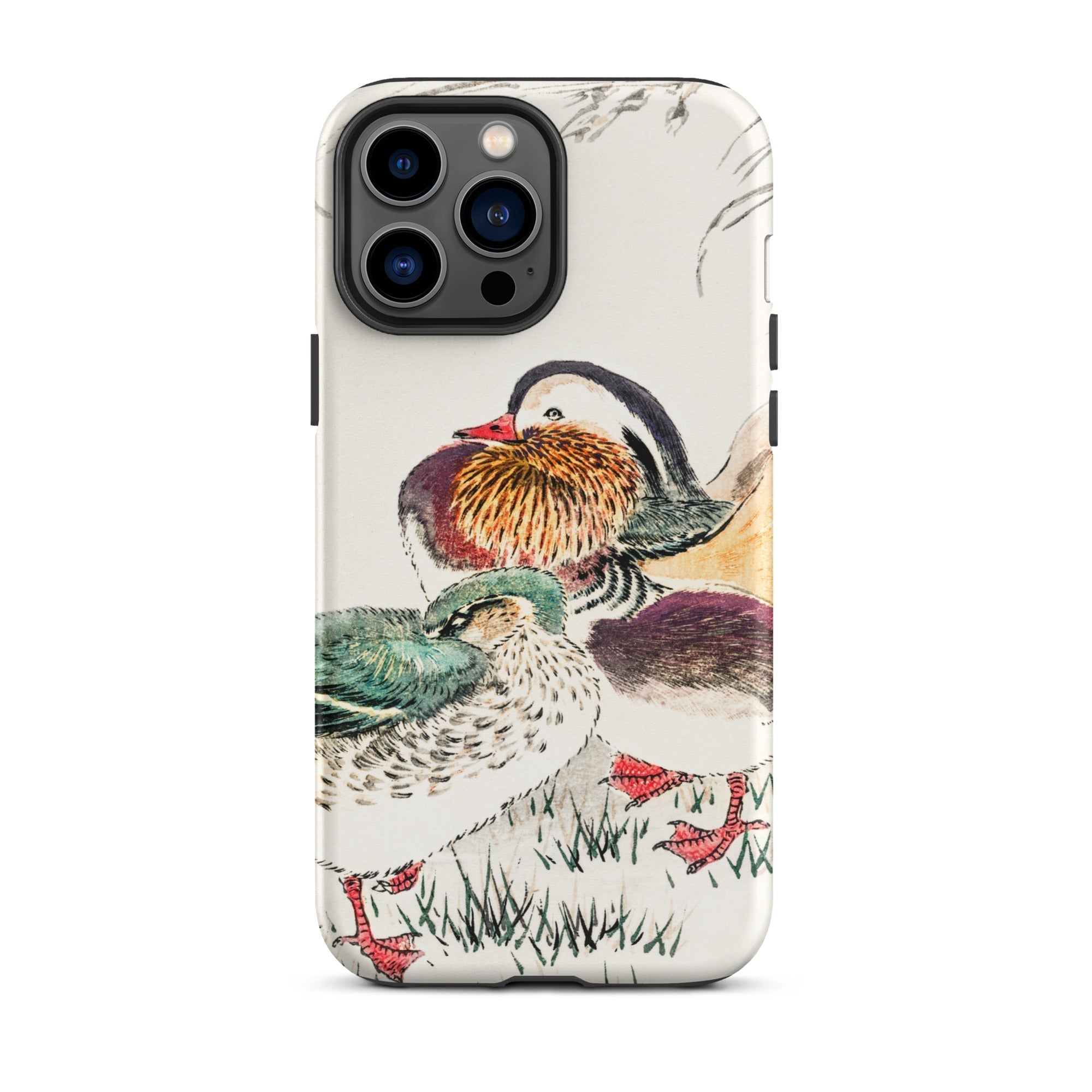 Duck & Barley - Numata Kashu Meiji Iphone Case, 13 Pro Max / Tough Phone, Phone Case Duck Artwork