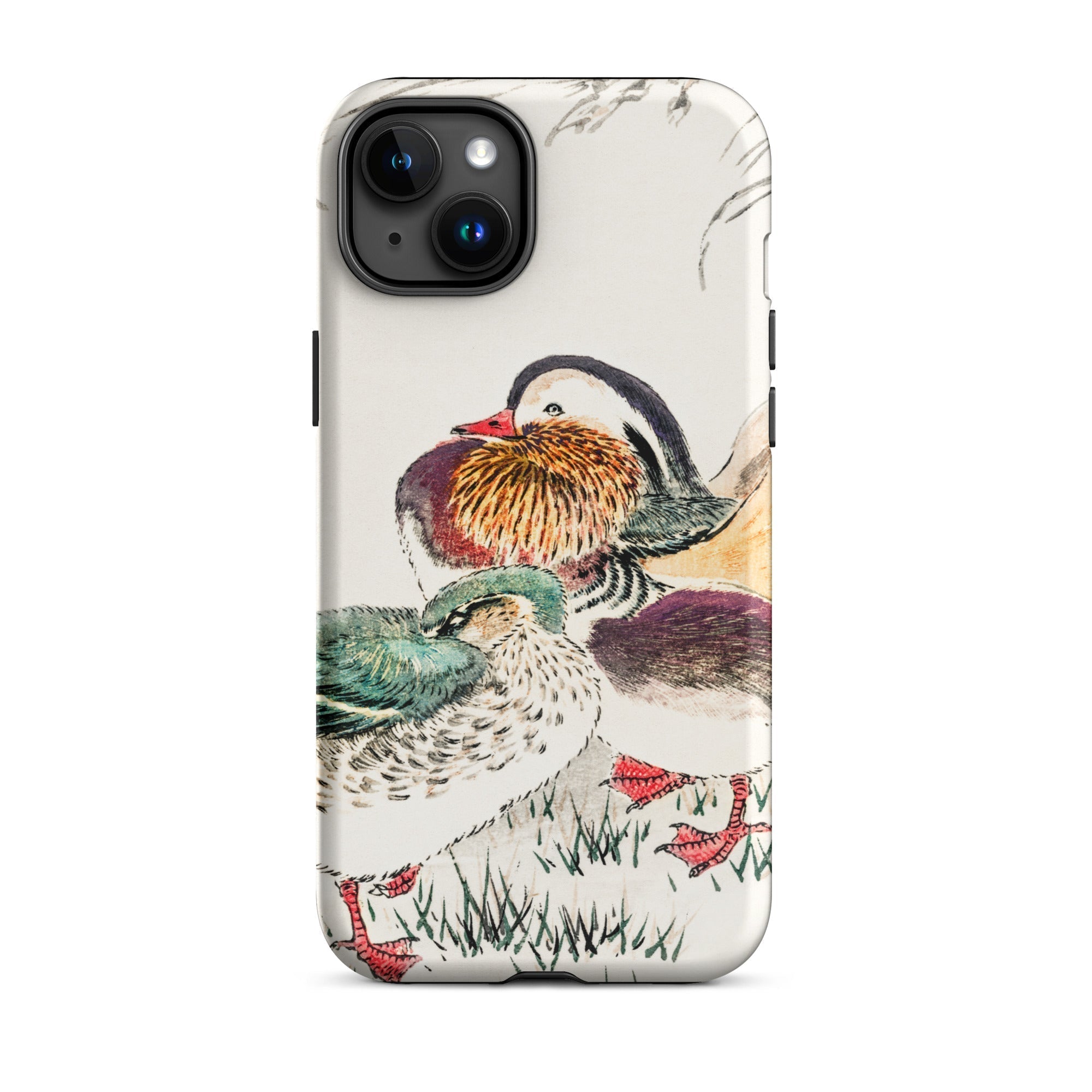 Duck & Barley - Numata Kashu Meiji Iphone Case, 15 Plus / Tough Phone, Phone Case Duck Illustration