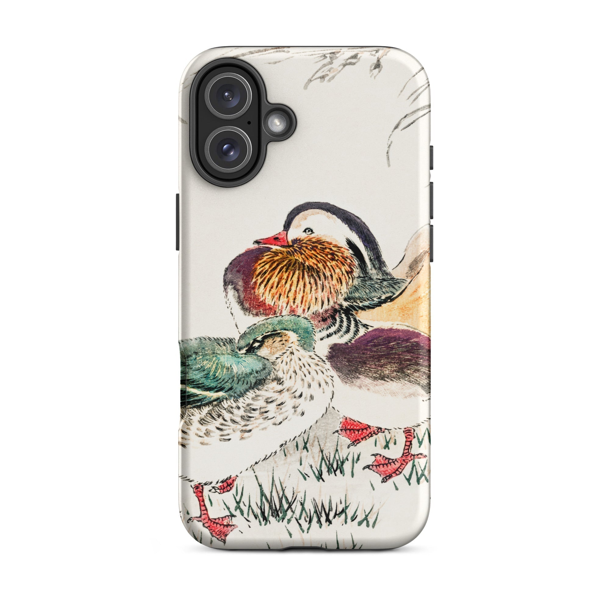 Duck & Barley - Numata Kashu Meiji Iphone Case, 16 Plus / Tough Phone, Phone Case Duck Illustration