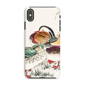 Duck & Barley - Numata Kashu Meiji Iphone Case, Xs Max / Matte, Phone Case Colorful Illustration Ducks Traditional Asian Art