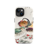 Duck & Barley - Numata Kashu Meiji Phone Case Iphone 15 / Matte Phone Case Duck Illustration Numata Kashu, Meiji Era’s Avian Splendor,