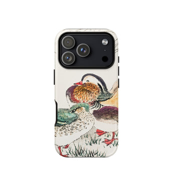 Duck & Barley - Numata Kashu Meiji Phone Case Iphone 17 Pro / Matte Iphone 12 Pro Max Case Duck Design White Numata Kashu, Meiji Era’s