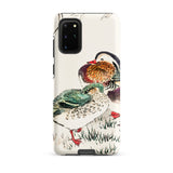Duck & Barley - Numata Kashu Meiji Samsung Case, Galaxy S20 Plus / Matte, Smartphone Case Illustration Two Mandarin Ducks