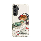 Duck & Barley Numata Kashu Meiji Samsung Case, Galaxy S24 Plus / Matte, Phone Case Artistic Depiction Two Mandarin Ducks