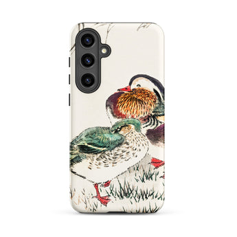 Duck & Barley - Numata Kashu Meiji Samsung Case, Galaxy S24 Plus / Matte, Phone Case Artistic Depiction Two Mandarin Ducks