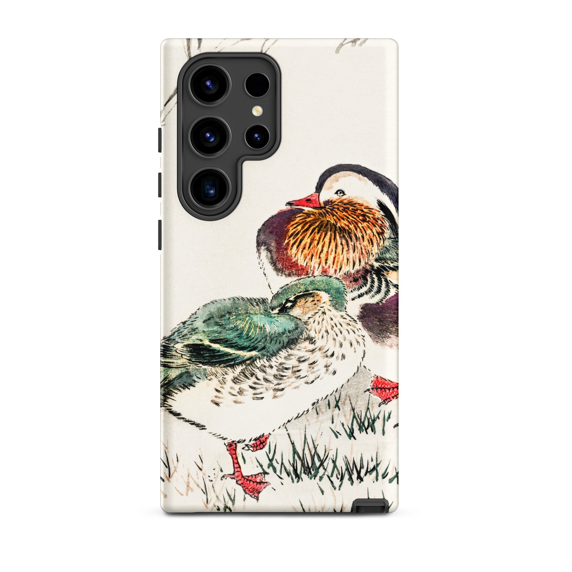 Duck & Barley Numata Kashu Meiji Samsung Case, Galaxy S24 Ultra / Matte, Phone Case Artistic Depiction Two Mandarin Ducks