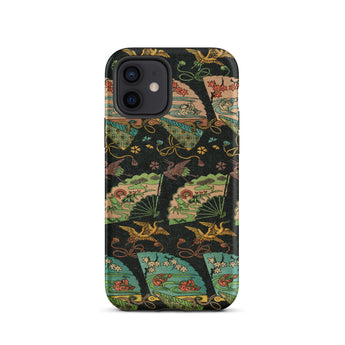Ducks & Cranes Fan Pattern - G.a. Audsley Iphone Case, 12 / Matte, Patterned Phone Case