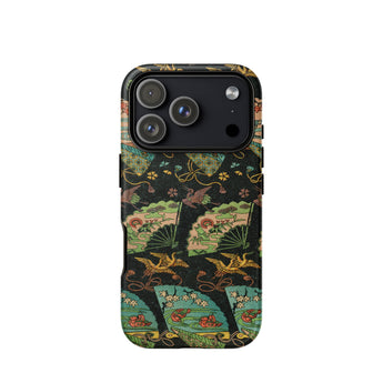 Ducks & Cranes Fan Pattern - G.a. Audsley Iphone Case, 17 Pro / Matte, Mobile Phone Cases, Toby Leon