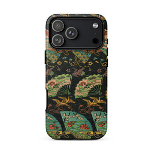 Ducks & Cranes Fan Pattern - G.a. Audsley Iphone Case, 17 Pro Max / Matte, Mobile Phone Cases, Toby Leon