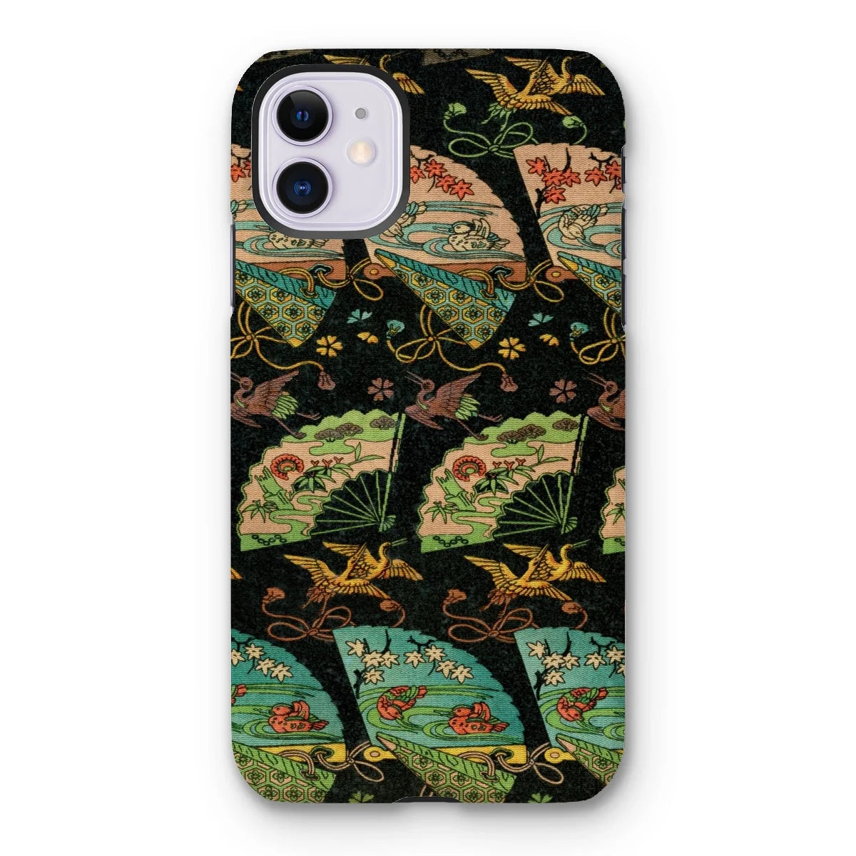 Ducks & Cranes Fan Pattern - G.a. Audsley Iphone Case 11 / Matte Mobile Phone Cases