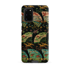 Ducks & Cranes Fan Pattern - G.a. Audsley Samsung Case, Galaxy S20 Plus / Matte, Black Smartphone Case Pattern Japanese-style Fans Cranes