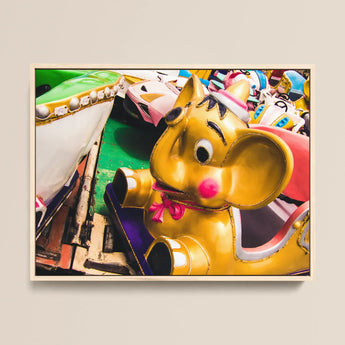 No Dumbo Giclée Print / Canvas, 8×10’’ / 20x25cm / Natural Frame, Posters Prints & Visual Artwork, Toby Leon